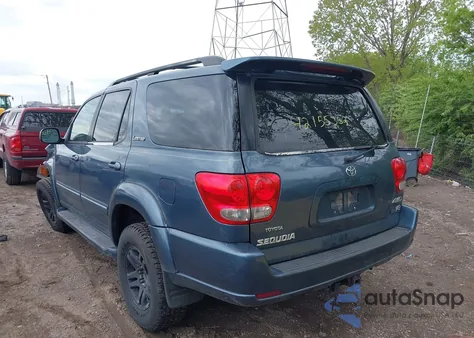 2005 Toyota Sequoia Limited V8 из США, поврежденный, VIN 5TDBT48A15S247794
